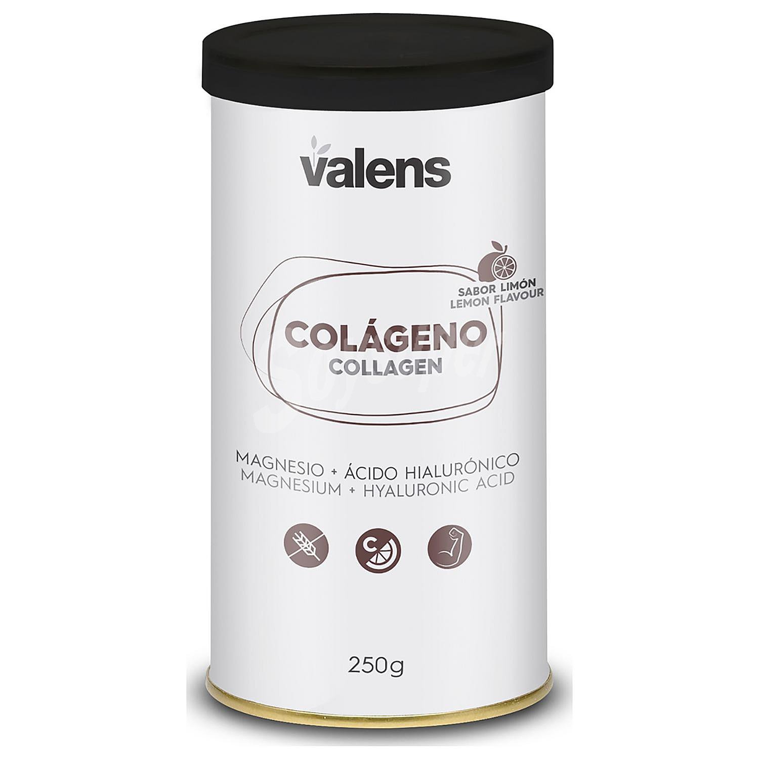 Colágeno con magnesio y ácido hialurónico Valens sin gluten