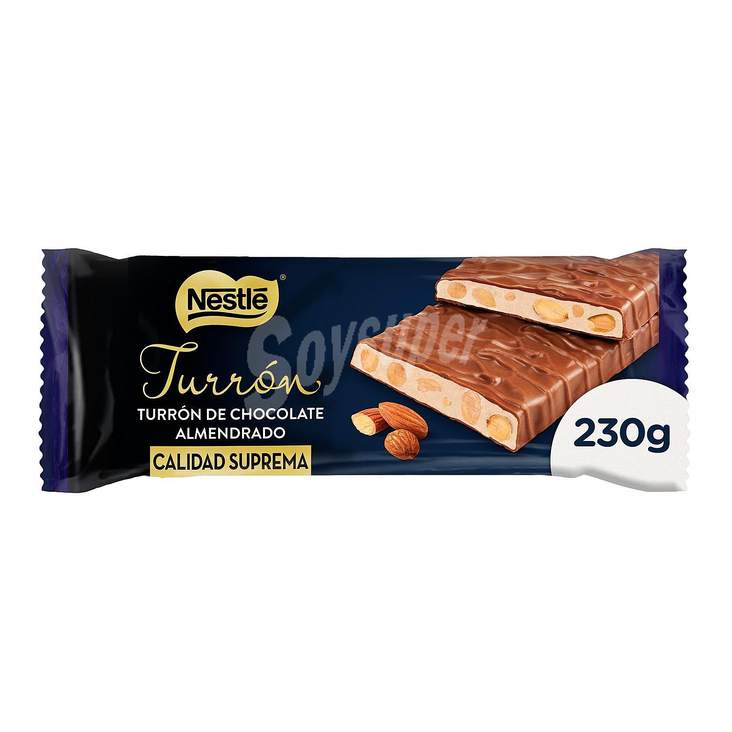 Turrón almendras Nestlé Extrafino