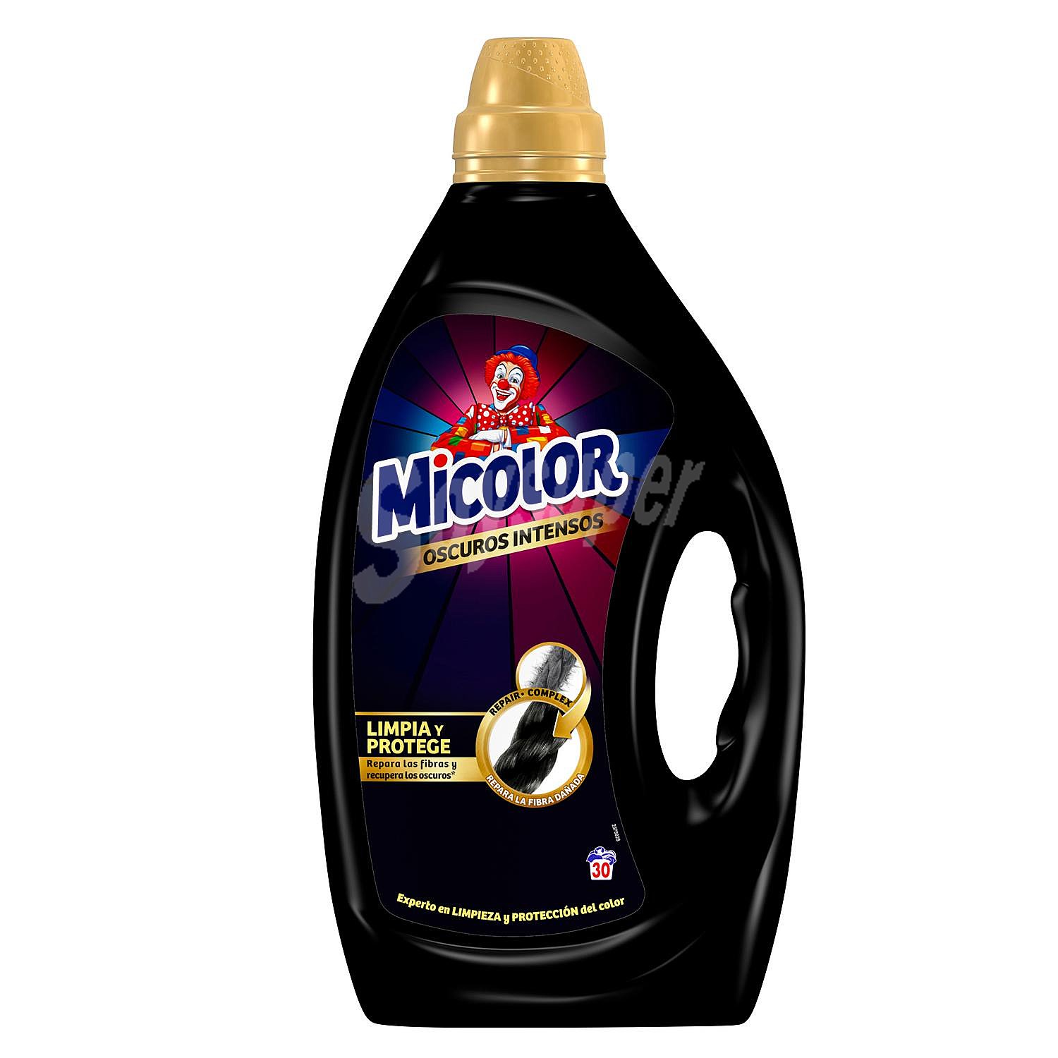 Detergente líquido oscuros intensos Micolor