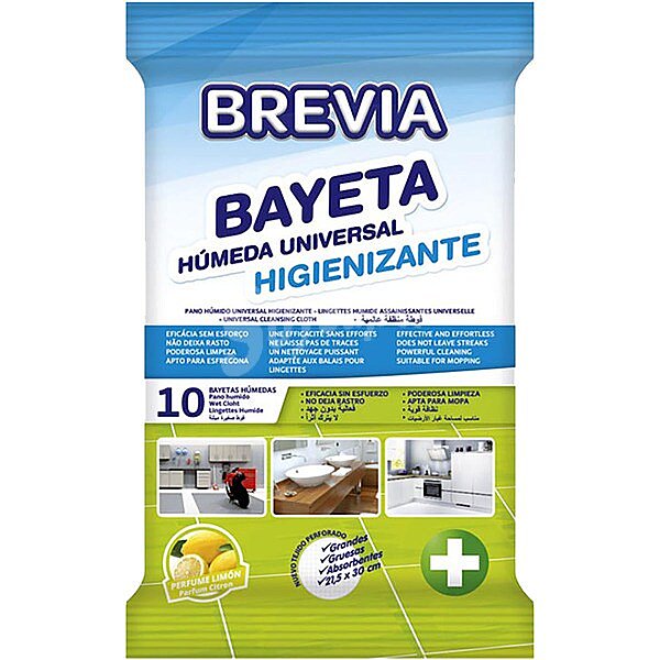 Bayeta húmeda universal higienizante