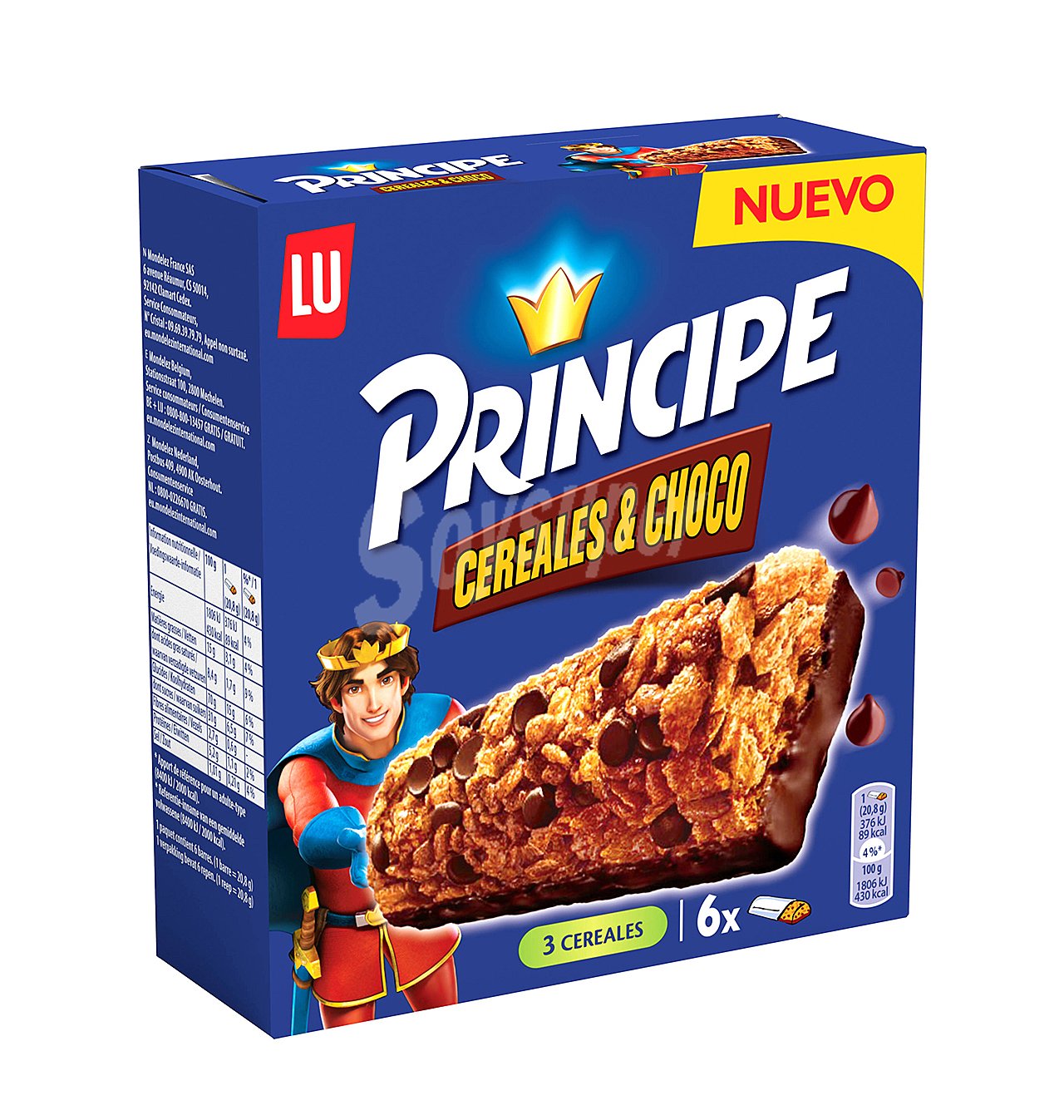 Barrita principe cereales & chocolate