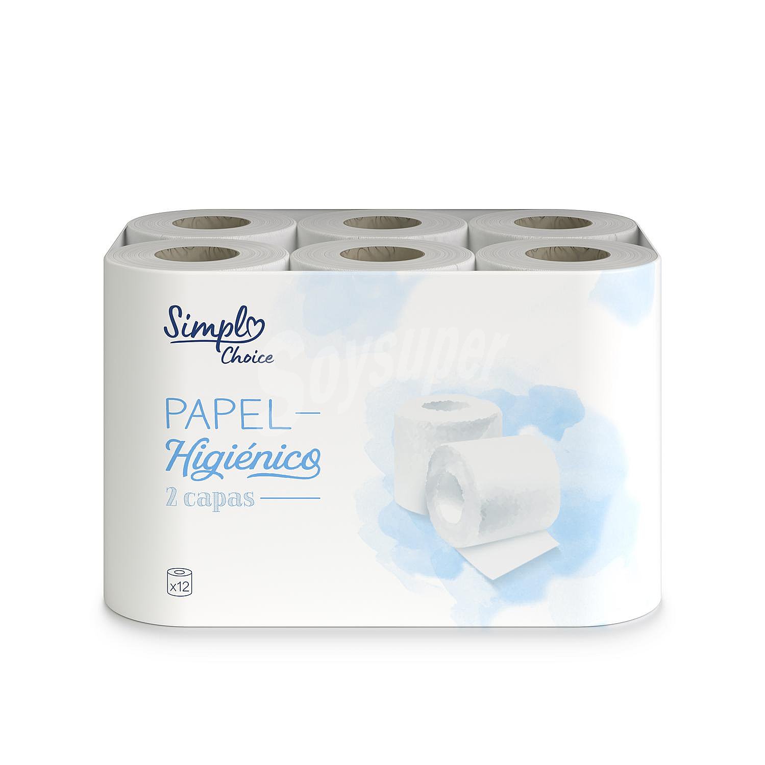 Papel higiénico 2 capas Simpl Choice