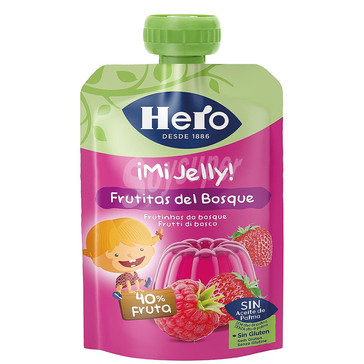 Hero Pocuh de gelatina con frutas variadas hero Mi jelly