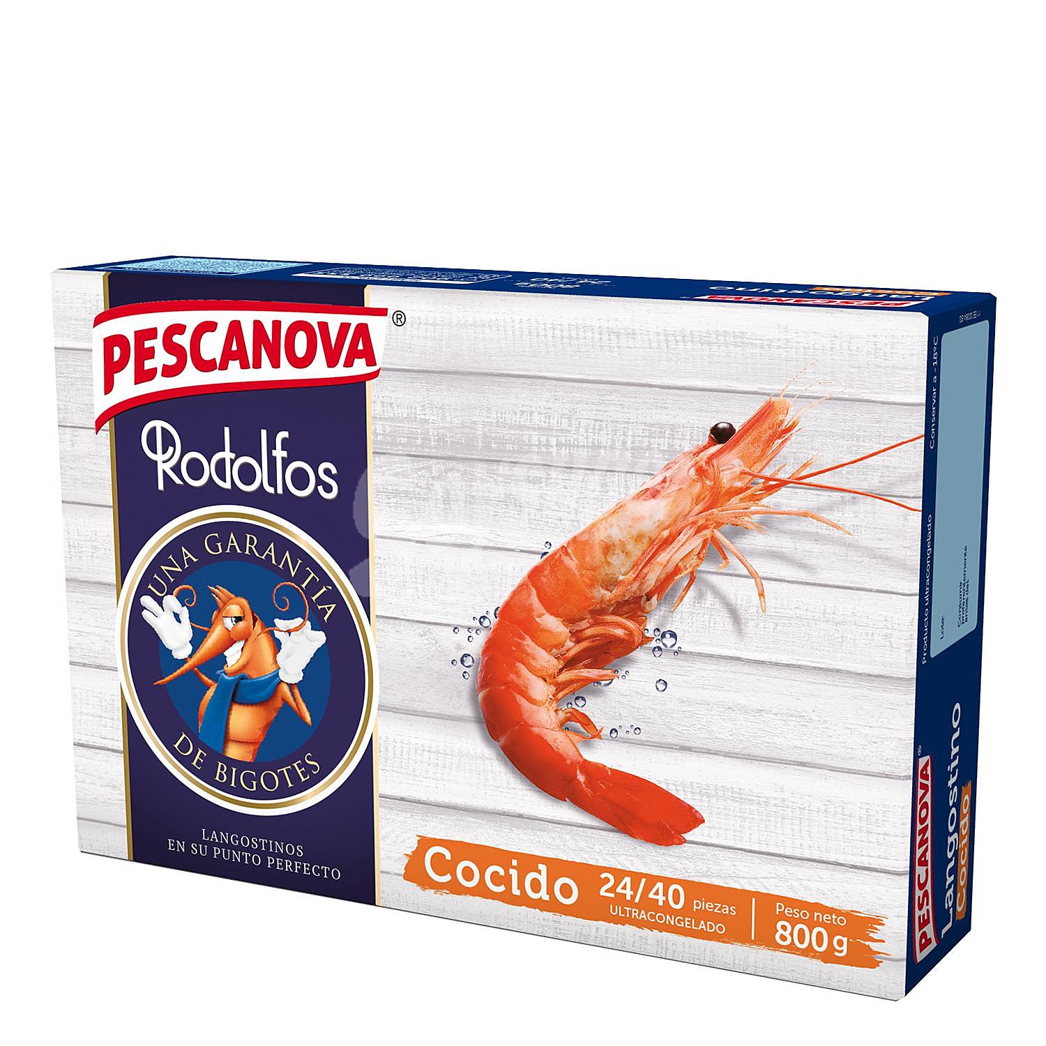 Langostino 20/40 cocido y ultracongelado pescanova (p.n.e)