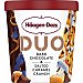 Duo helado de chocolate negro y caramelo salado