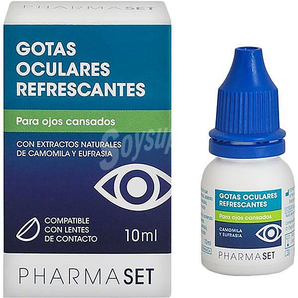 Gotas oculares refrescantes para Ojos Cansados con Camomila y Eufrasia 10 ml