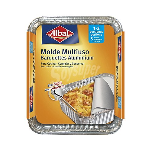 Albal Moldes de aluminio igloo albal 5 uds