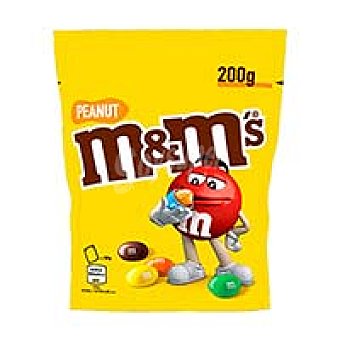 Grageas de cacahuete cubierto de chocolate m&m's, bolsa 200 G