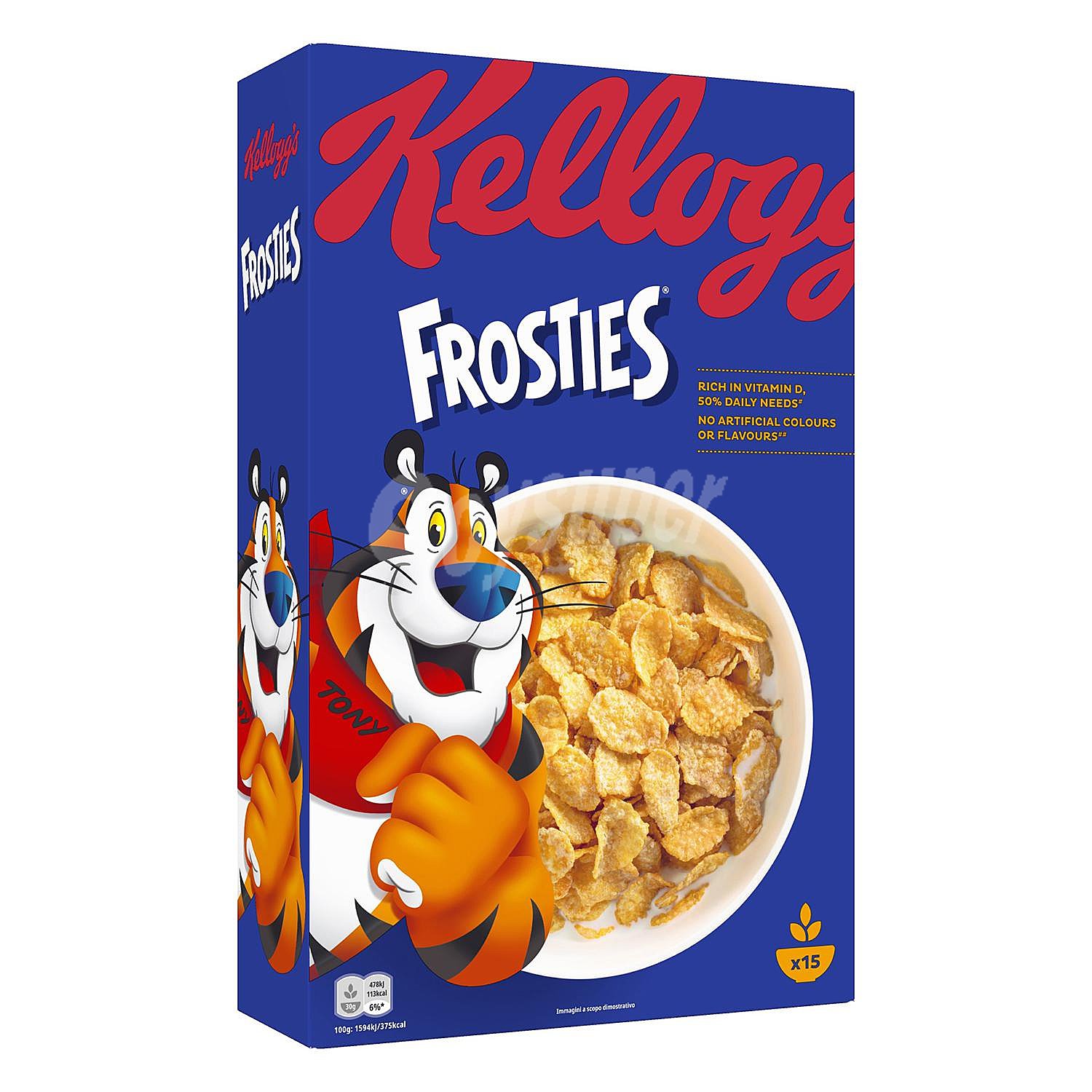 Cereales de maíz tostados y azucarados Frosties Kellogg's