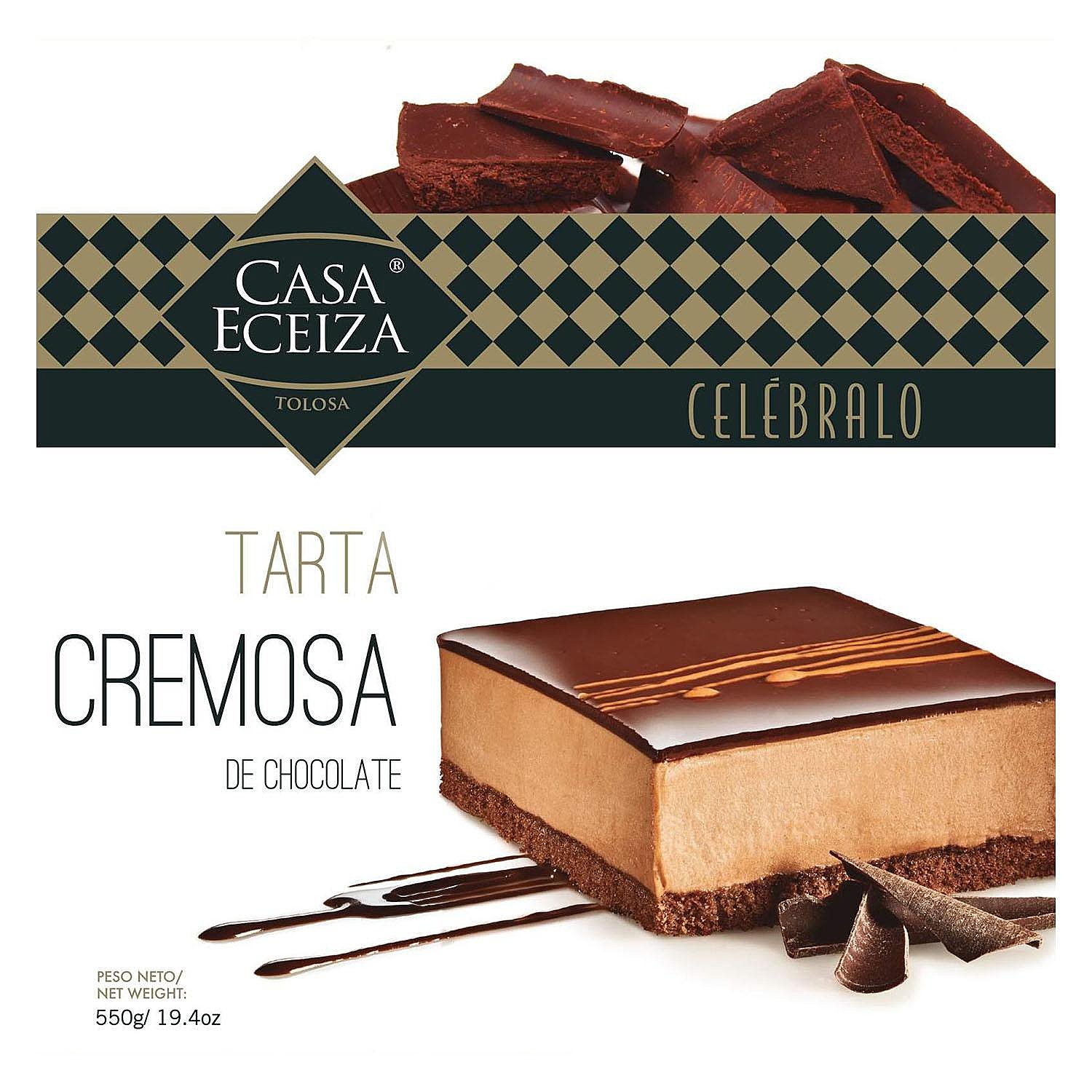 Tarta cremosa de chocolate