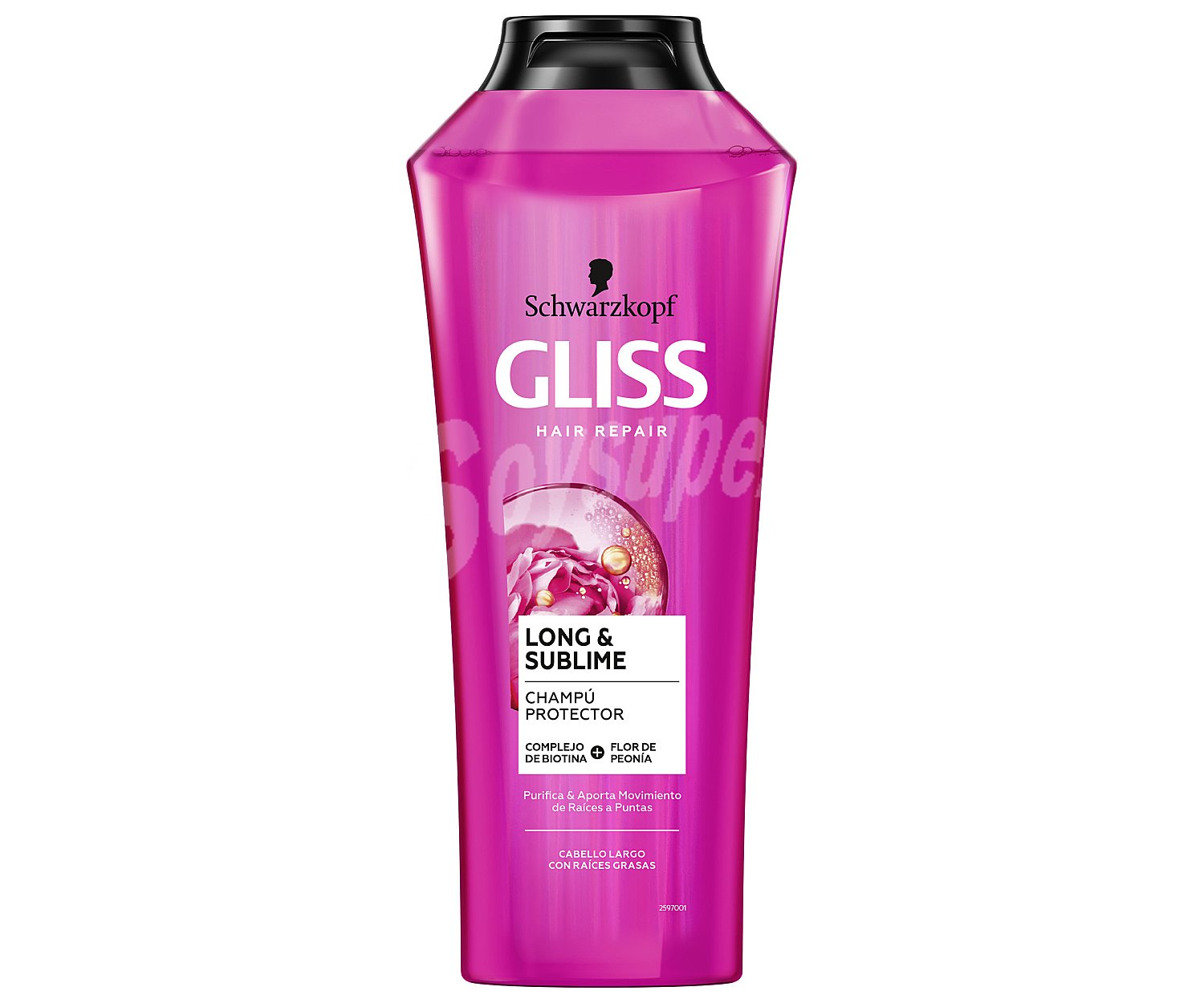 Gliss Champú protector para cabellos largos con raíces grasas gliss Long & sublime de Schwarzkopf