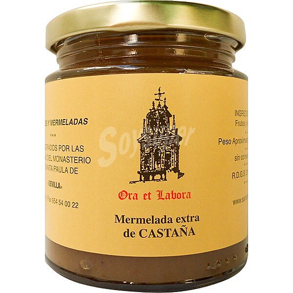 Mermelada extra de castañas