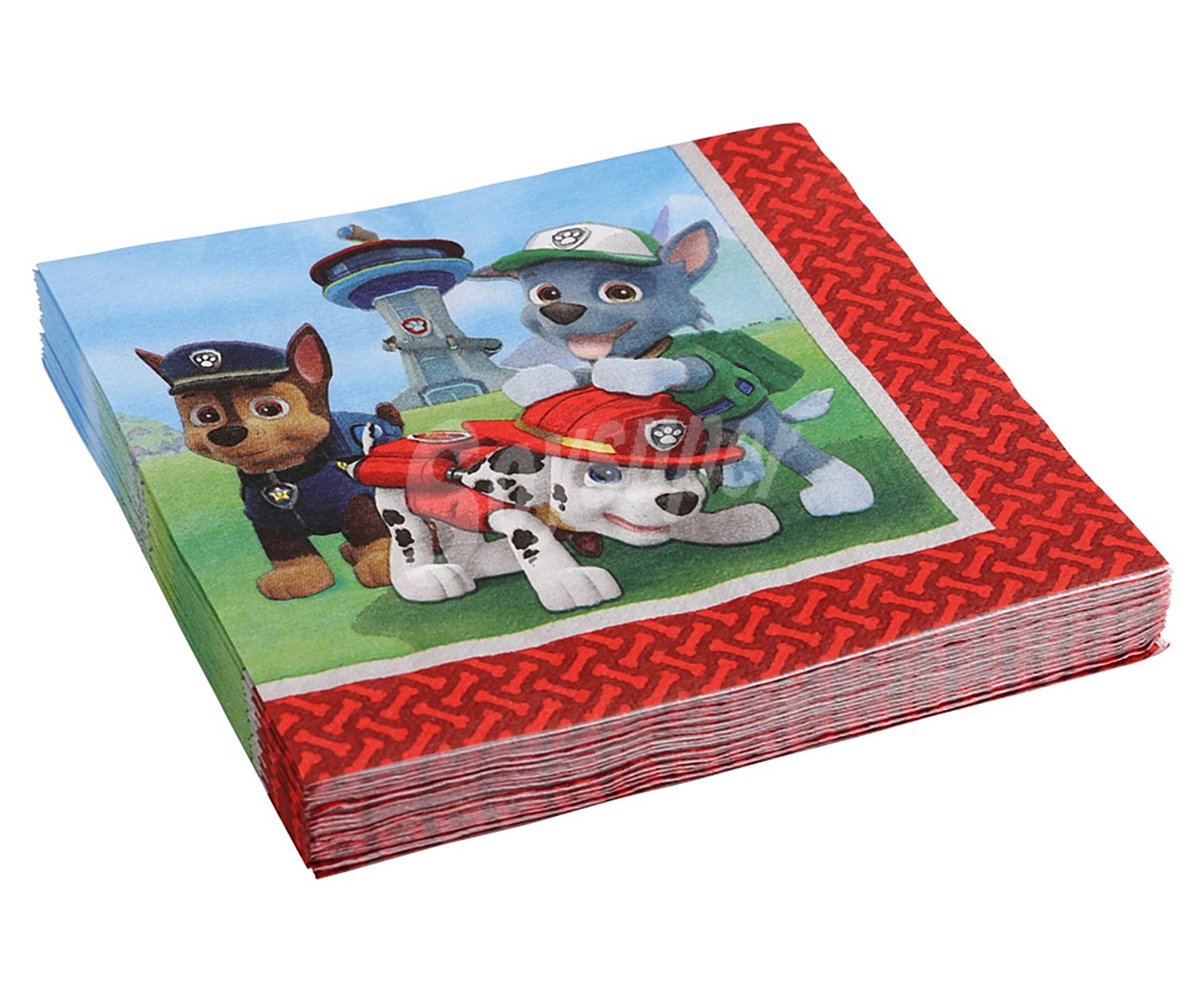 Servilletas desechables, estampado infantil Paw Patrol