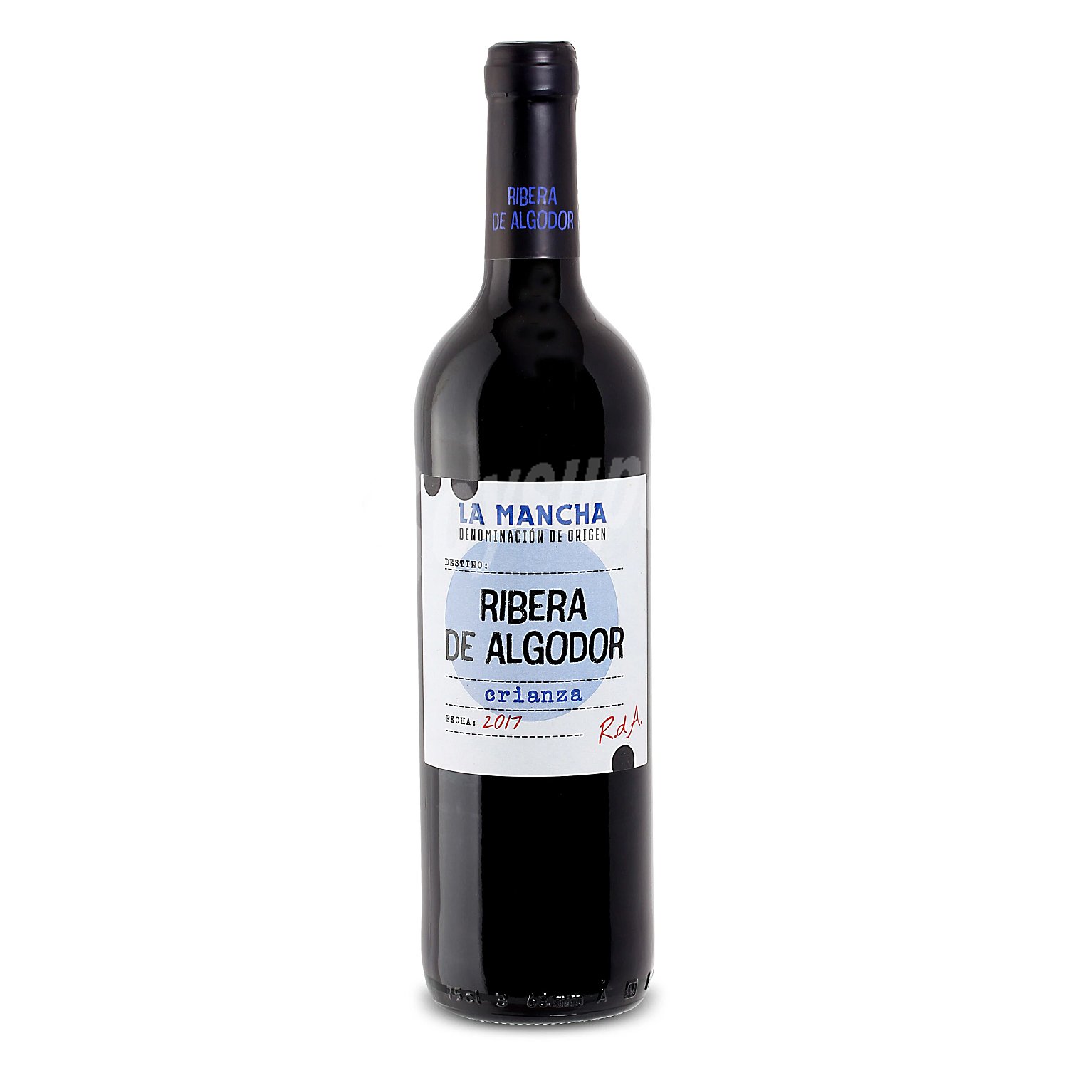 Vino tinto crianza D.O. Castilla La Mancha Ribera de Algodor