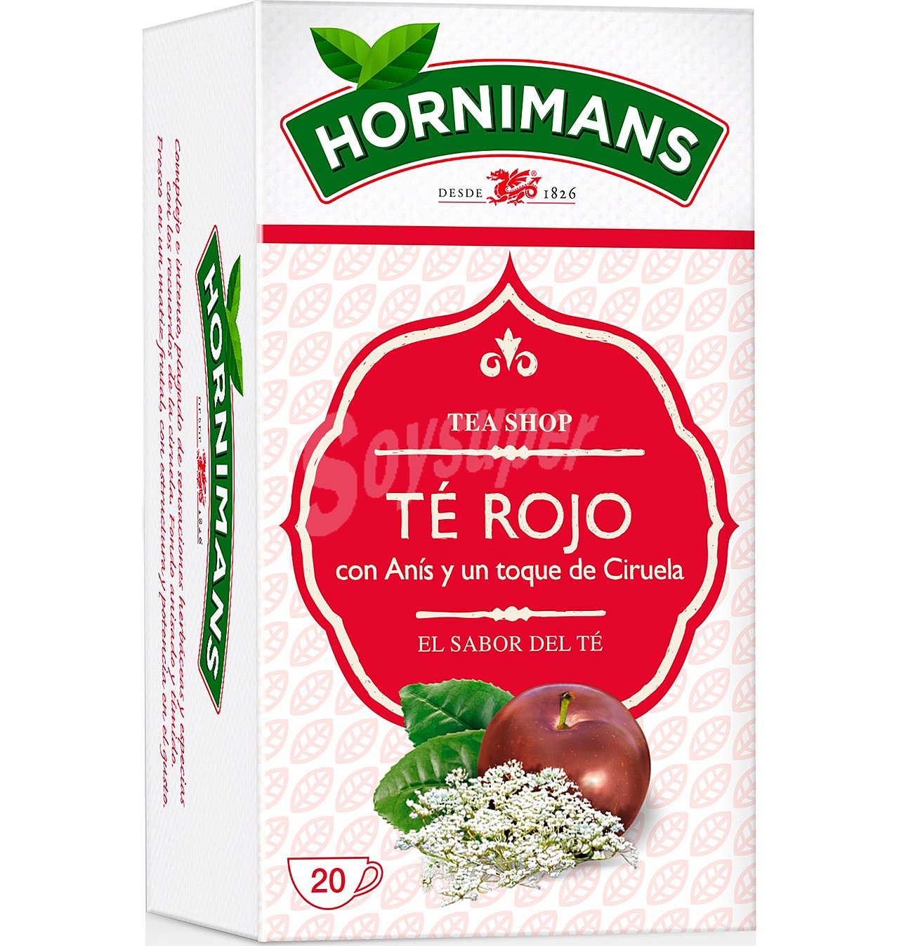 Té rojo con anís y un toque de ciruela