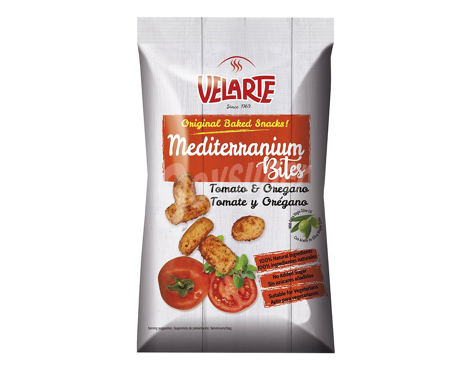 Velarte Snack palitos de pan crujiente con sabor a tomate y orégano velarte mediterranium bites