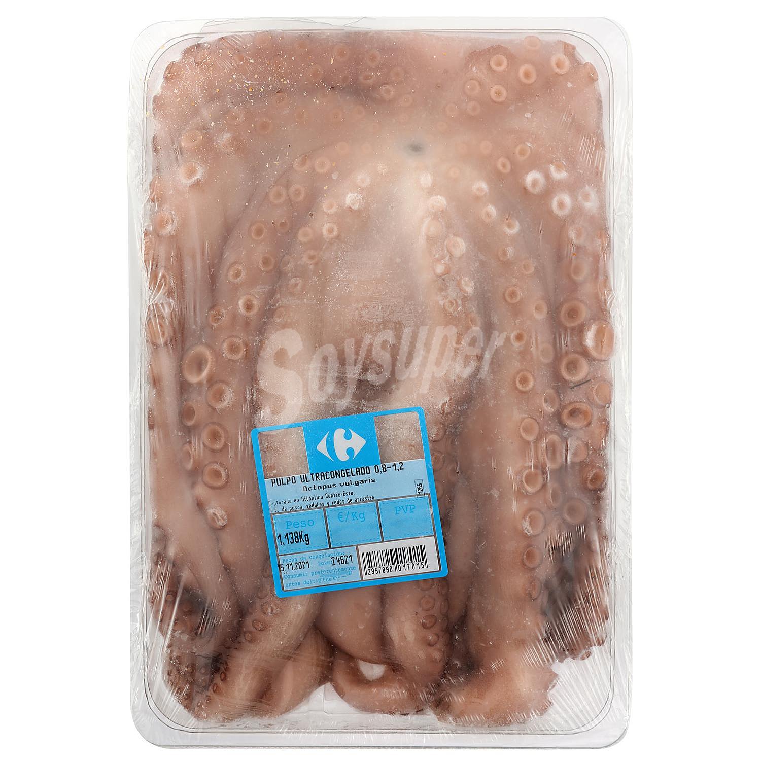 Pulpo entero congelado