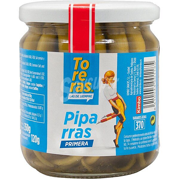 Toreras piparras con vinagre