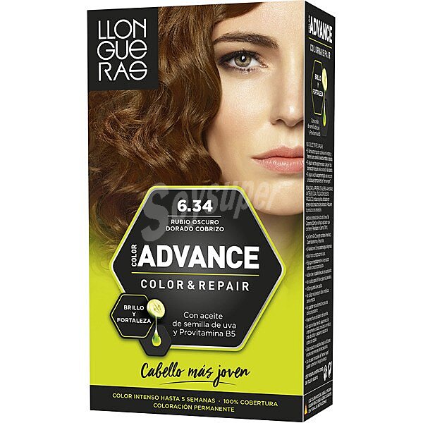 Advance tinte Rubio Oscuro Dorado Nº 6.34