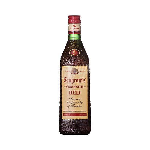 Seagram's Vermouth rojo elaborado con vinos seleccionados mezclados con botánicos de ginebra seagram´s