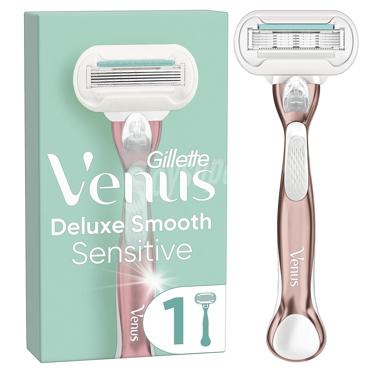 Maquinilla Venus Deluxe Smooth Sensitive rosegold Gillette