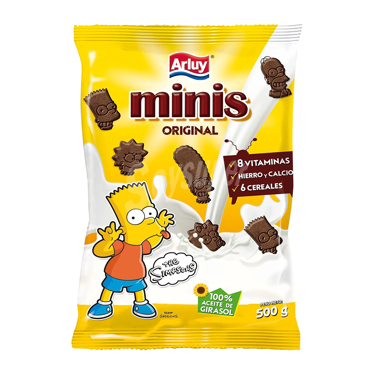 Mini galletas chocolateadas con vitaminas Arluy