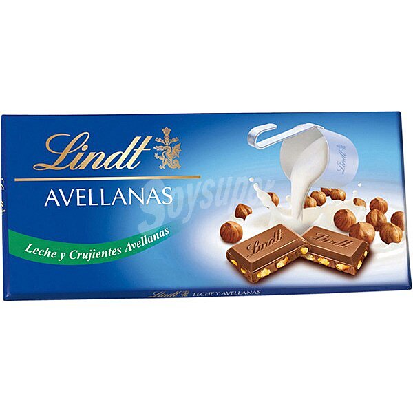 Chocolate con leche y crujientes avellanas