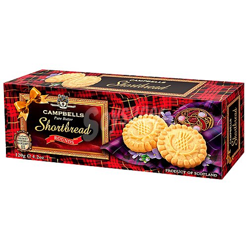 Campbell's Galletas de mantequilla Shortbread rounds campbells