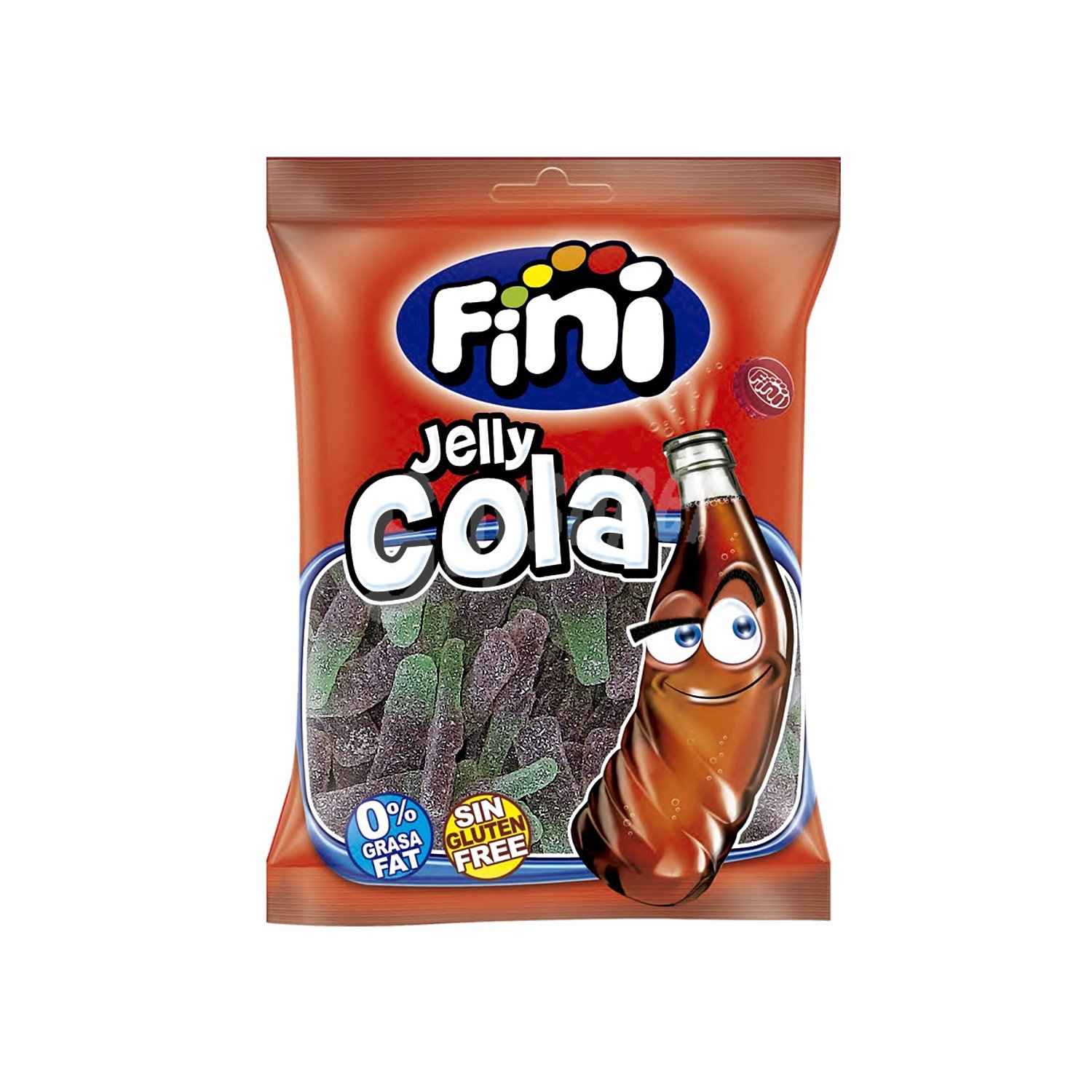 Golosinas jelly cola bolsa 100 gr