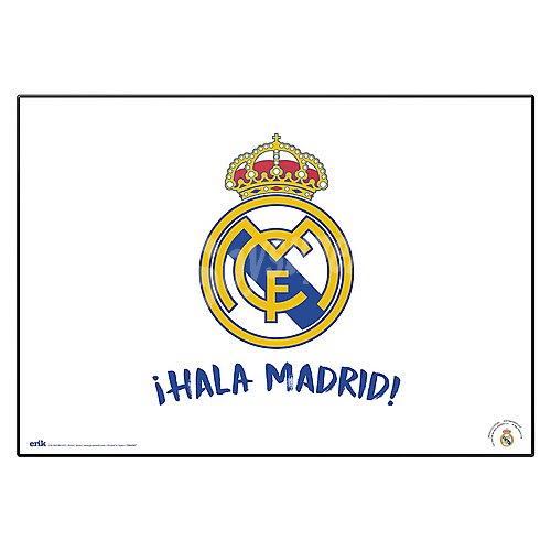 Tapete escolar Hala Madrid, real madrid