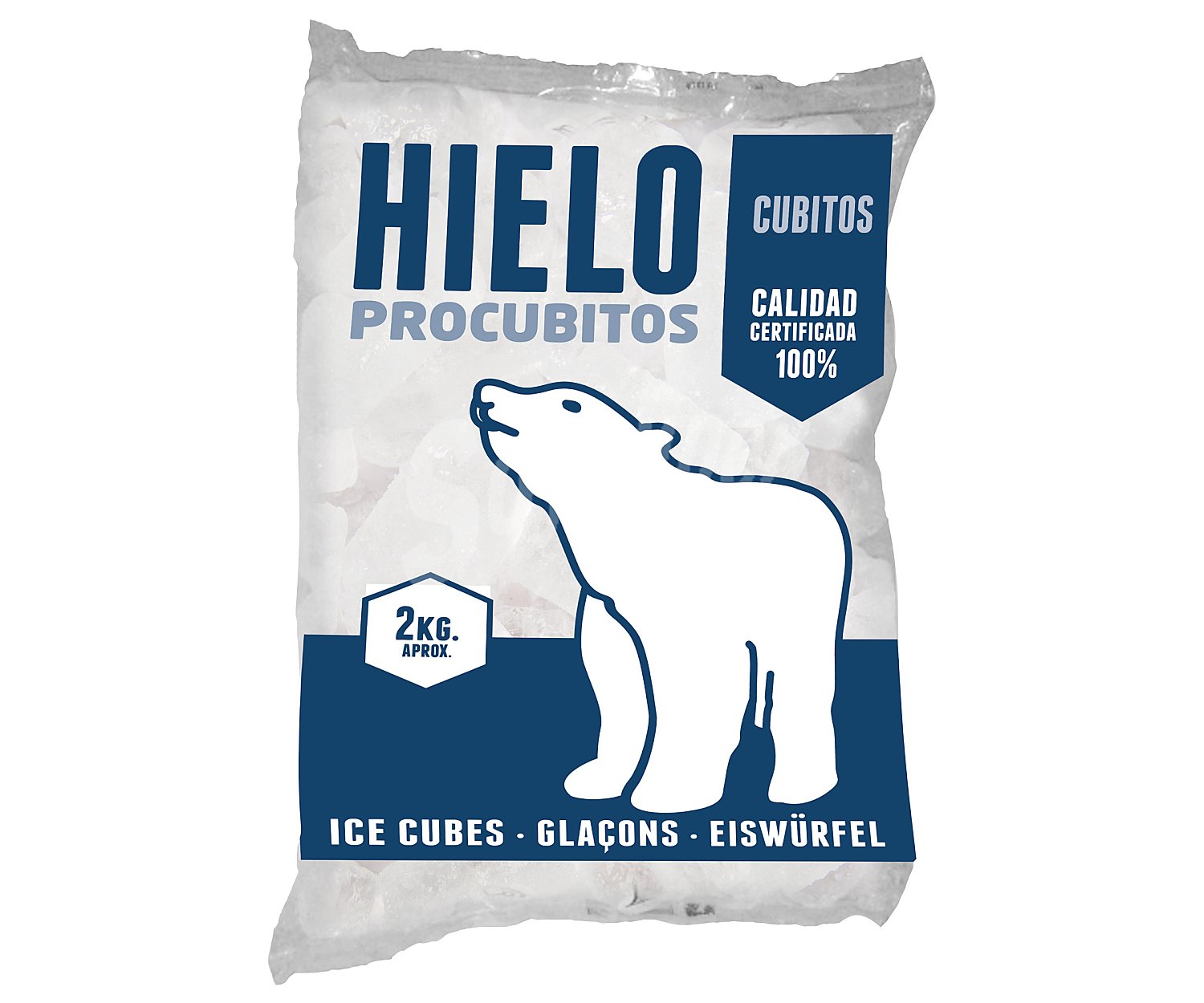 Procubitos Bolsa de hielo en forma de cubitos procubitos