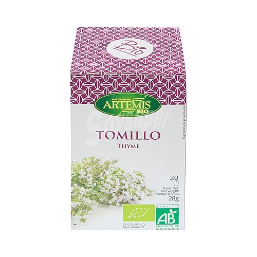 Artemis BIO Infusión tomillo ecológico artem,is BIO