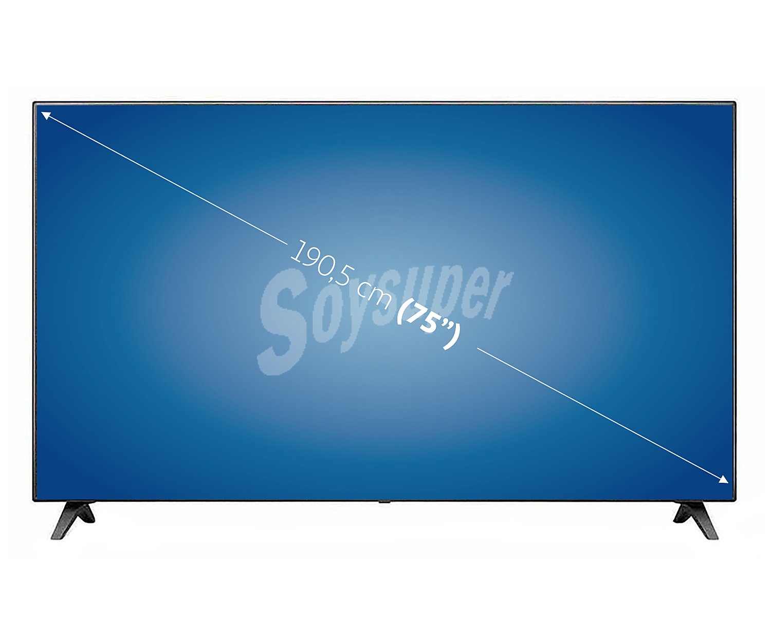 Televisión 190,5 cm (75") LED