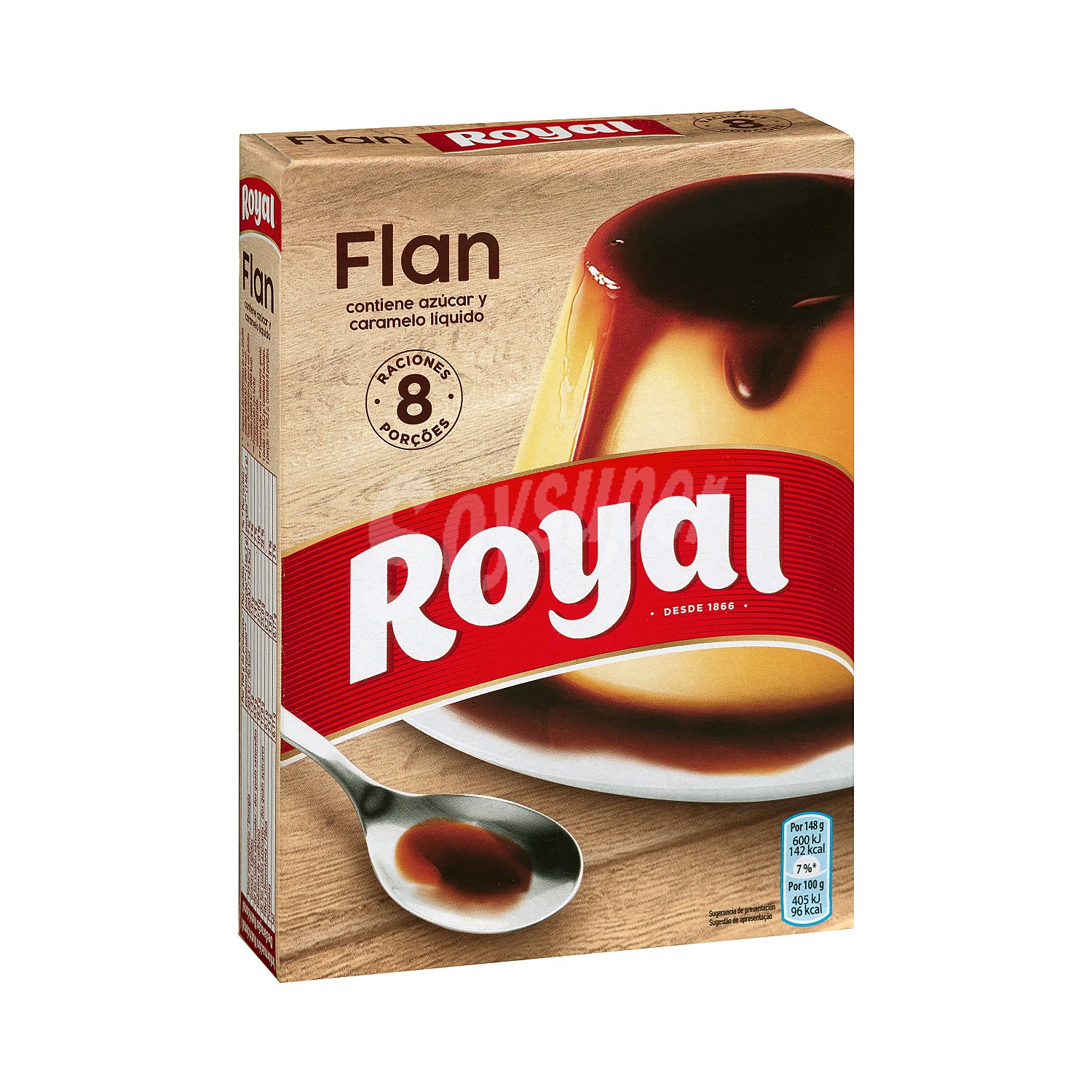 Preparado para flan 8 raciones royal