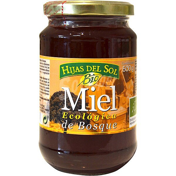 miel de bosque ecológica frasco 500 g