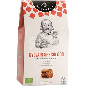 Sylvain Speculoos galletas belgas sin gluten y ecológicas envase 125 g