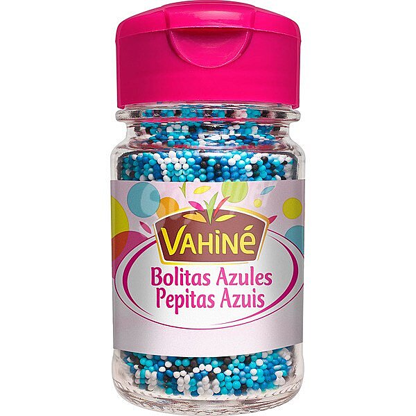 Bolitas azules de cofitería