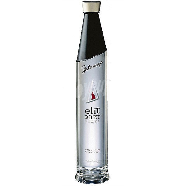 Elit vodka de destilería rusa botella 70 cl