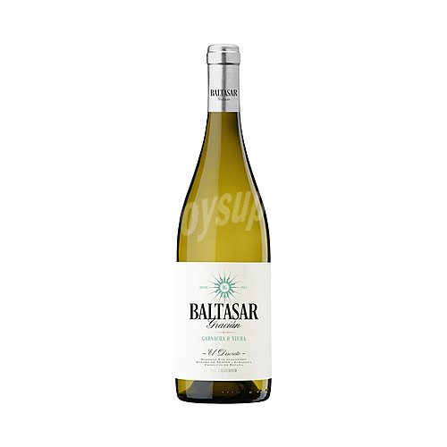 Baltasar gracian Vino blanco con D.O. Calatayud baltasar gracián