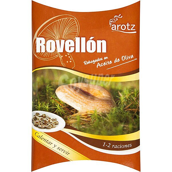 Rovellón rehogados en aceite de oliva calentar y servir