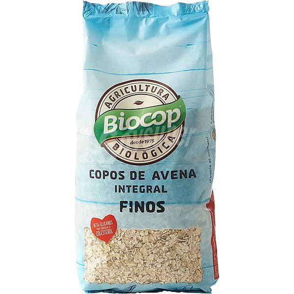 Copos finos avena integral biológica