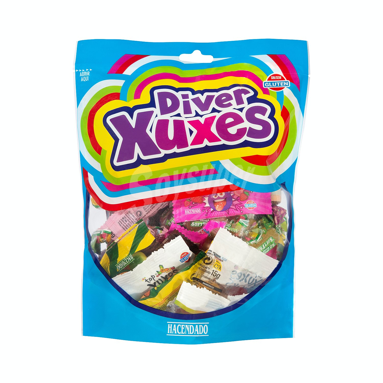 Surtido diverxuxes (escalofrio, bolsa golosinas, frutixuxes, pastillitas, golosina envuelta y golosina fresa)