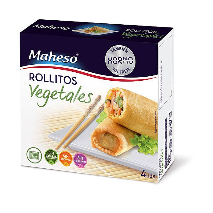 Rollitos de primavera (vegetales)