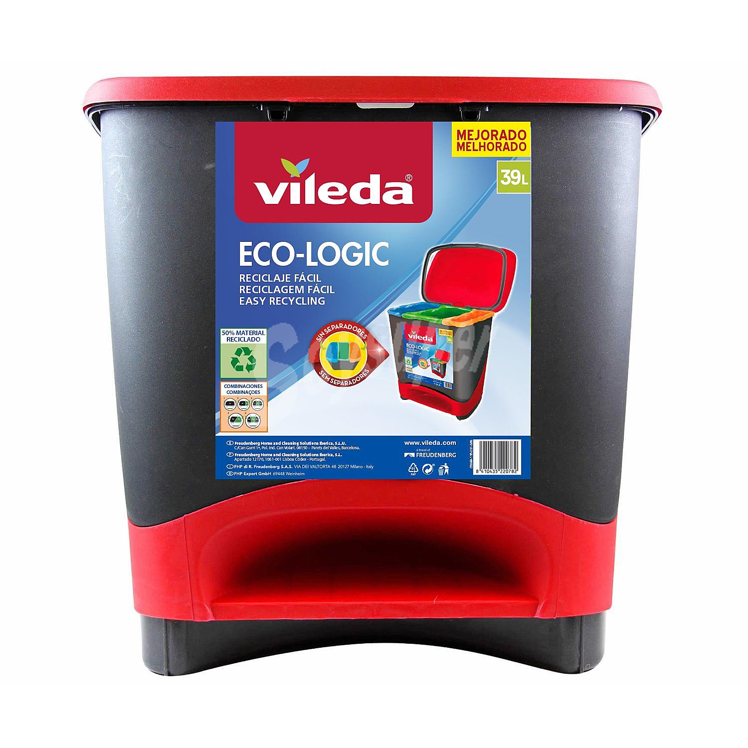 Cubo de Basura Plástico vileda Ecologic