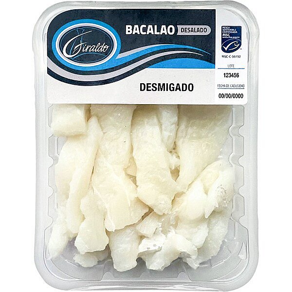 Esencial bacalao desalado desmigado