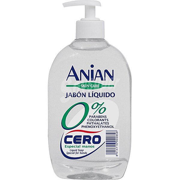 Jabón líquido de manos cero dosificador 500 ml