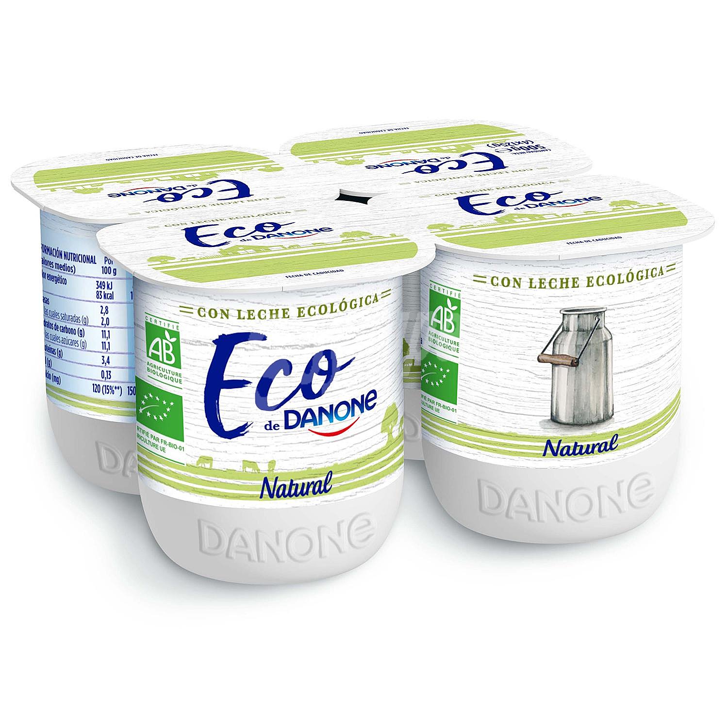 Yogur natural ecológico