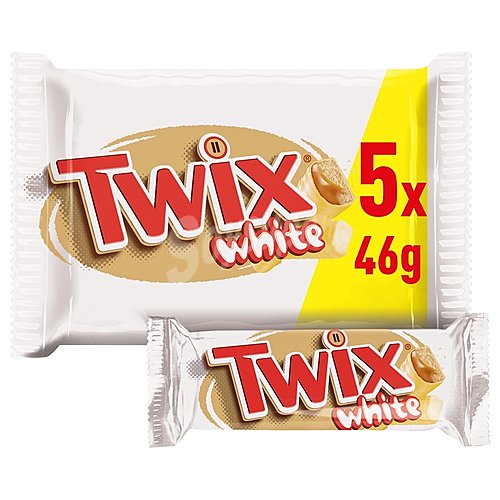 Twix Barras de chocolate blanco twix white 5 x 230 G