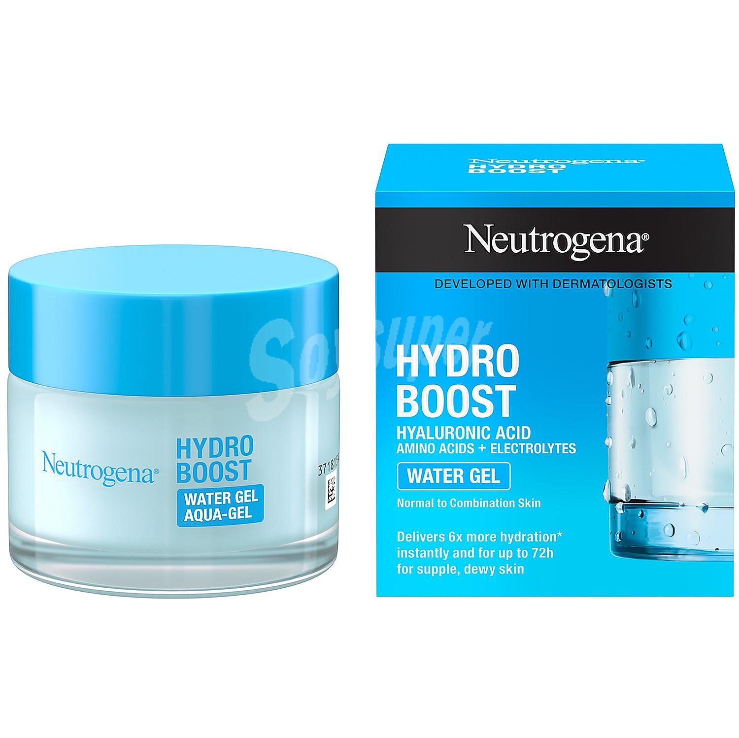 Hydro Boost gel de agua para pieles normales y mixtas hidratación continua de larga duración