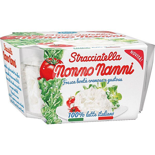 Stracciatella fresca para untar